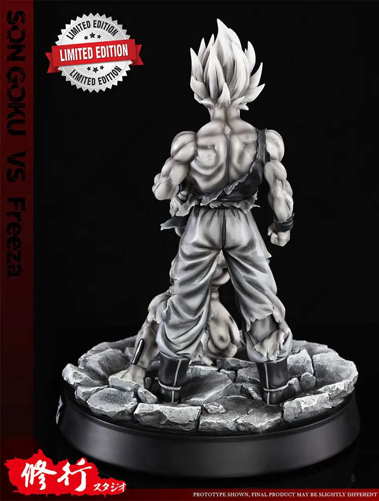 Комический клуб dragon ball z Супер Саян Гоку vs Frieza gk смола статуя комический цвет фигурка для коллекции