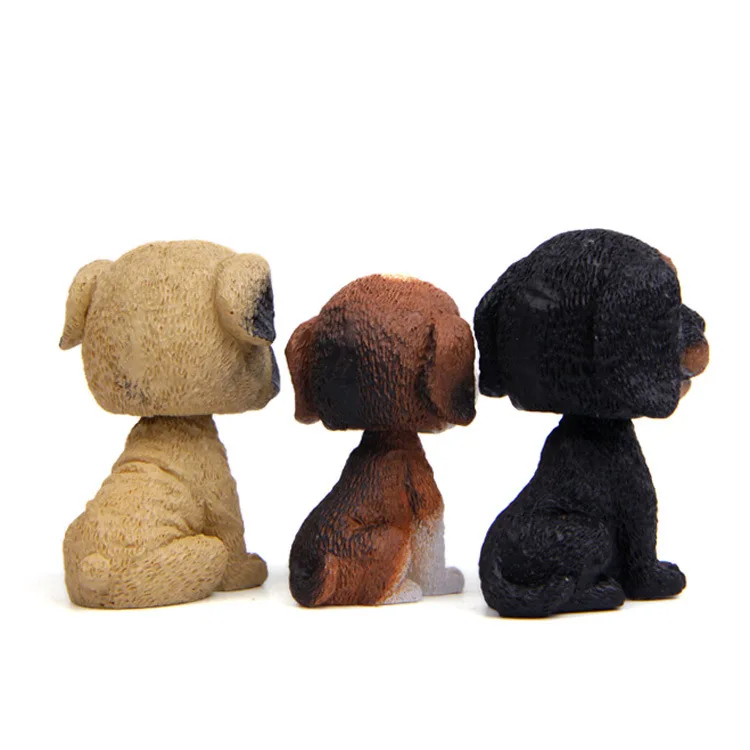 Смола бульдог корги делает это собака щенок модель фигурка игрушки автомобиль