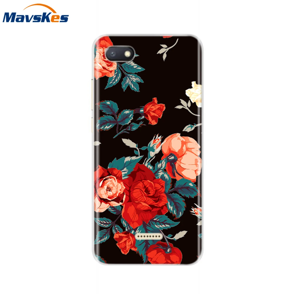 Чехол для Xiaomi Redmi 6A 5,4", мягкий чехол из ТПУ, чехол, силиконовый чехол, милые сумки, чехлы для Xiomi Redmi 6, чехол для телефона