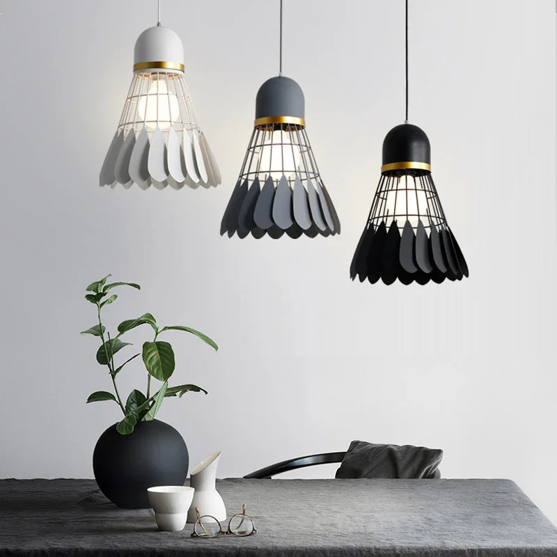 Современный скандинавский дизайн подвеска с дизайном бадминтон светильник