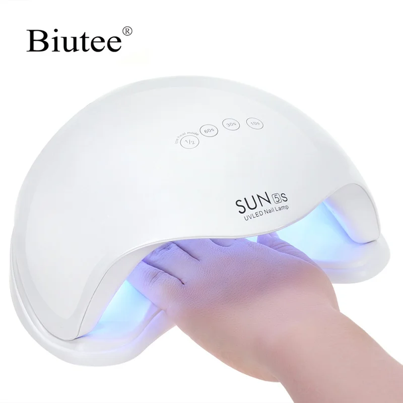 Biutee 48 Вт сушилка для ногтей SUN 5 плюс led лампа для ногтей уф лампа для гель лака с ЖК-дисплеем таймер дисплей сенсорный маникюрный инструмент - Цвет: TOOL-BB-1093