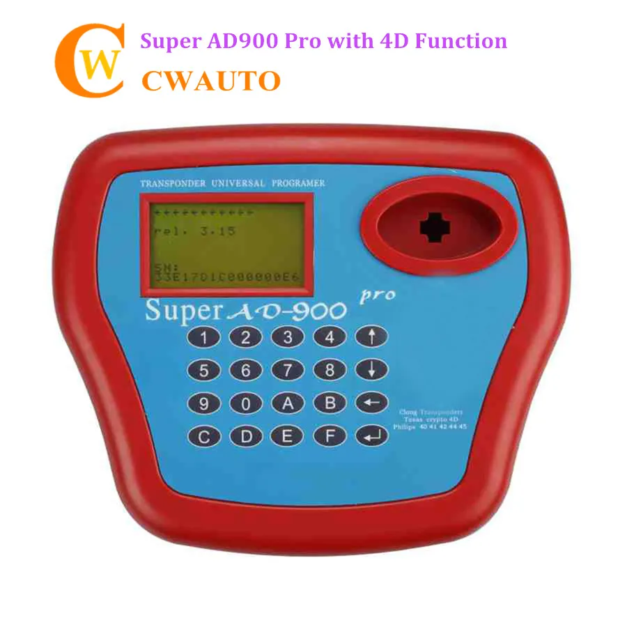 Супер AD900 Pro ключевой программист 3 15 V с 4D Функция копирования чип и прочитайте 8C 8E