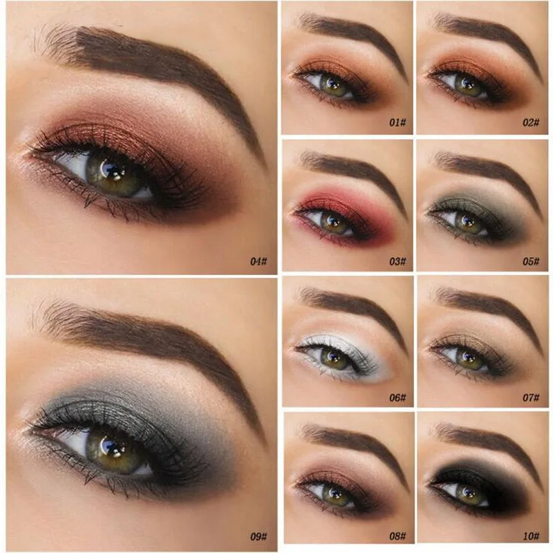 Водостойкие тени для век долговечные губная помада профессиональный