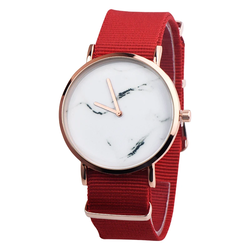 Женские ультратонкие кварцевые часы с мраморным ремешком 100 шт./лот|Женские