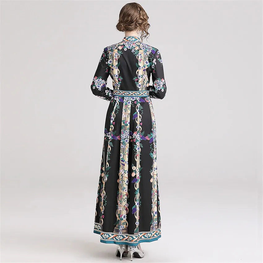 Весеннее платье женское дизайнерское подиумное 2020 высокое качество модное