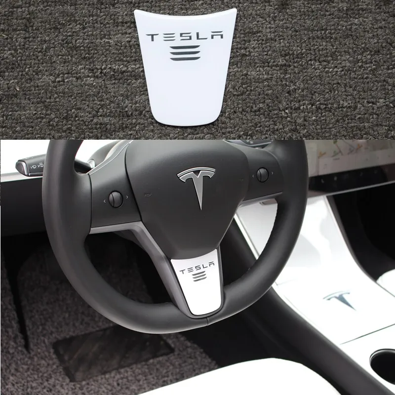 Тесла автомобильный Внутренний чехол для рулевого колеса автомобиля 3D PU
