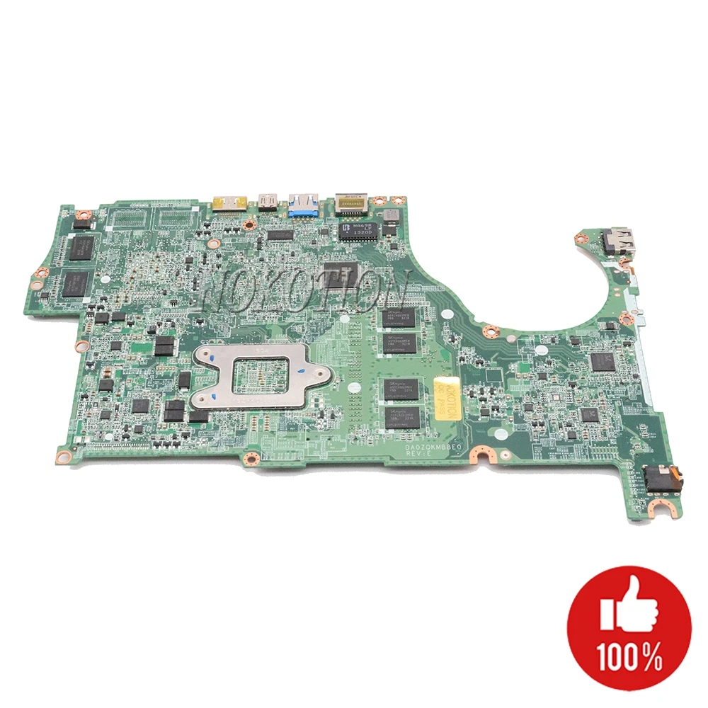 NOKOTION DA0ZQKMB8E0 NBMA311003 для acer aspire V5-572 V5-572G V5-472P Материнская плата ноутбука GT720M GPU DDR3 I5-3337U Процессор