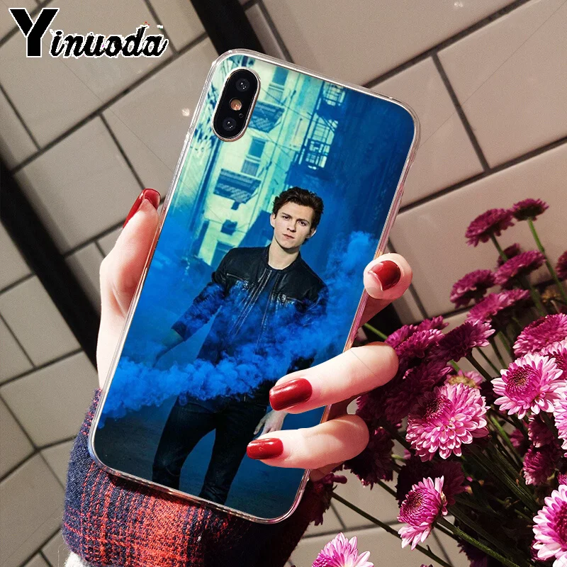 Yinuoda том Холланд Новое поступление сотовый Чехол для телефона для Apple iPhone 8 7 6 6S Plus X XS MAX 5 5S SE XR мобильные телефоны