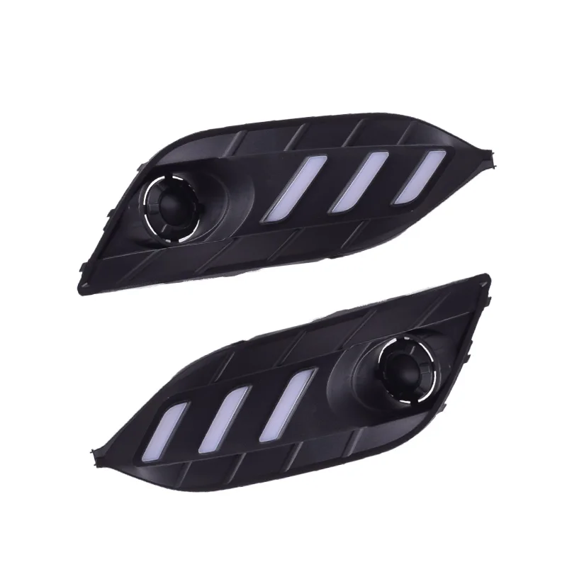 

QINYI White Turn Yellow Signal Light Car-styling 12V LED DRL Daytime Running Lights For Buick Regal OPEL INSIGNIA 2017 2018