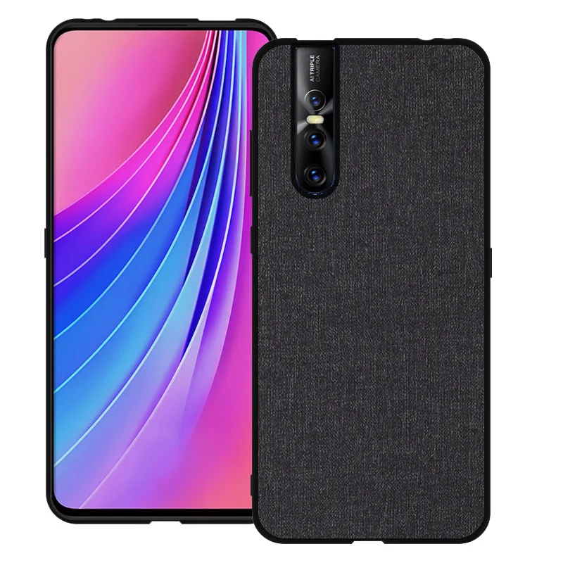 Чехол для Vivo S1 V11 V15 X27 Y83 Pro Чехол X20 X21 X23 Y17 Y3 Y15 Y81 V9 IQOO pro 5G Neo Z1 Новинка Роскошная ткань Бизнес крышка
