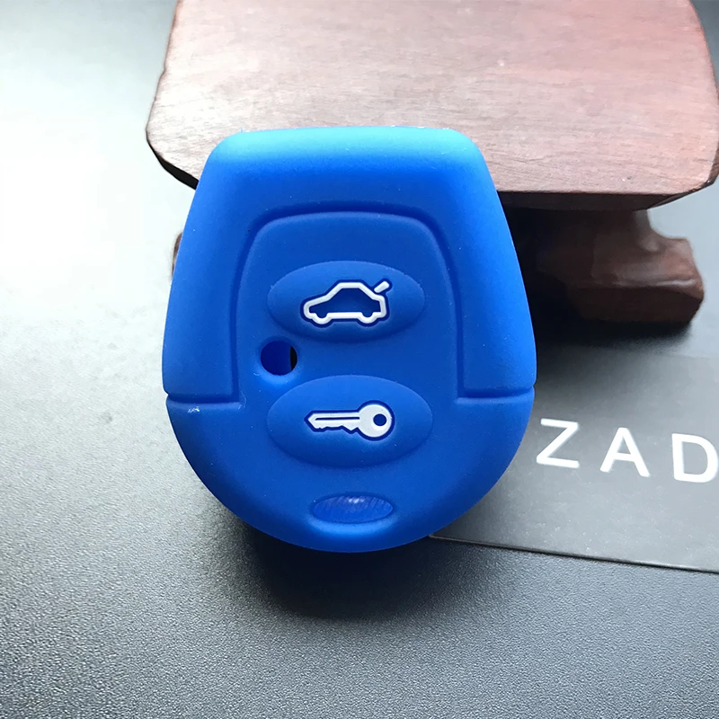 ZAD 2 кнопки силиконовый чехол для ключей от машины чехол для VW Sharan для сиденья Ibiza Leon TOLEDO Mii Altea Cordoba Arosa Alhambra EXEO FR shell