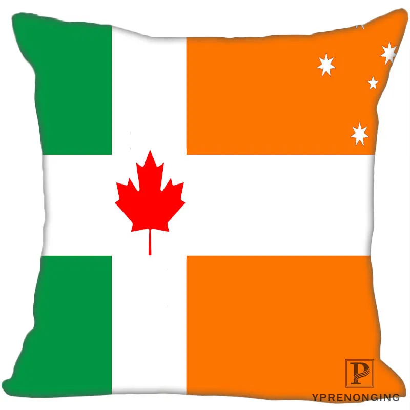Square Pillowcases Наволочка на заказ с флагом страны, квадратная Наволочка на молнии 35х35, 40x40,45x45 см(одна сторона) 180522-01-14 - Цвет: Square Pillowcases