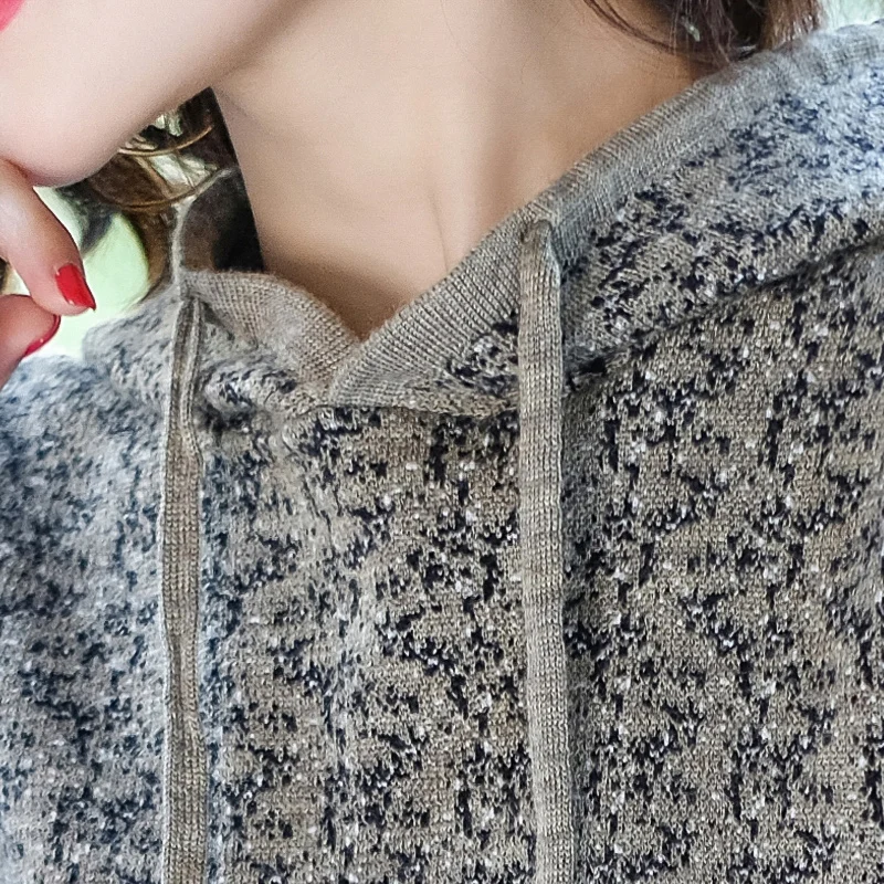 2XL 3 Colors Brand Hoodies Spring Fall Women New Casual Hit Color Short Loose Wild Hooded Sweatshirts Female | Женская одежда