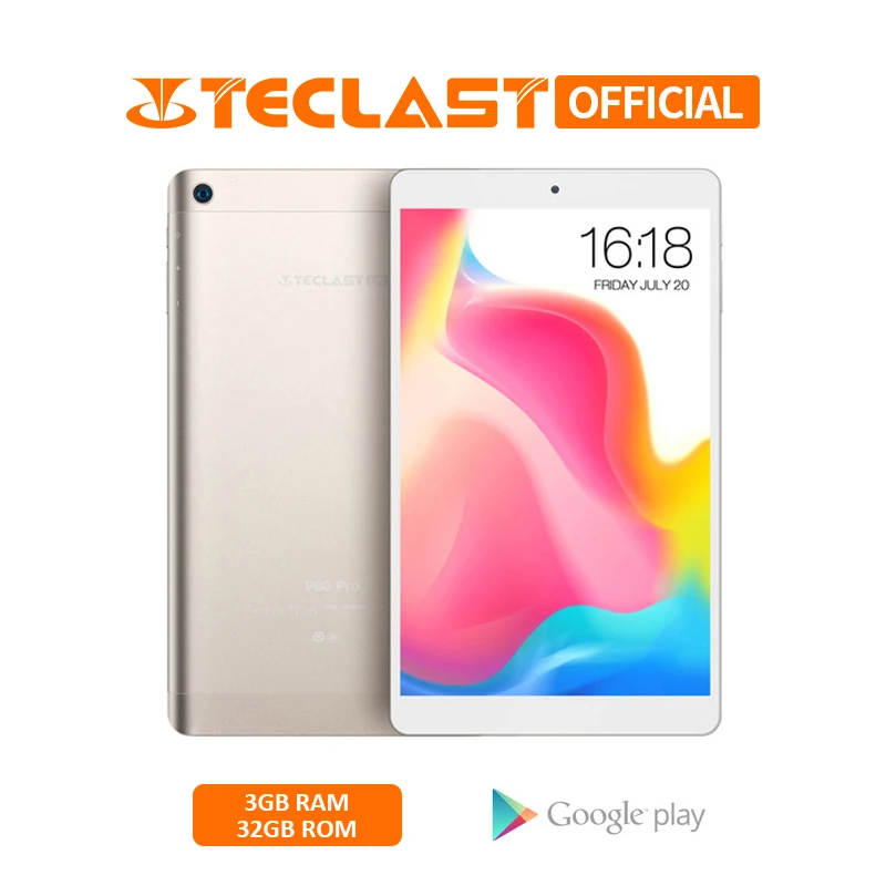 Teclast P80 Pro Планшеты PC 8 0 дюйма 1920*1200 3 GB Оперативная память 32 ГБ Встроенная Двойной - Фото №1