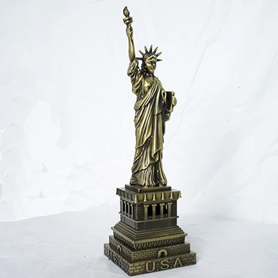 Сувениры, США, Статуя Свободы, металлические украшения, модель, Декор для дома и офиса, декоративные поделки, статуэтки, миниатюры, подарок