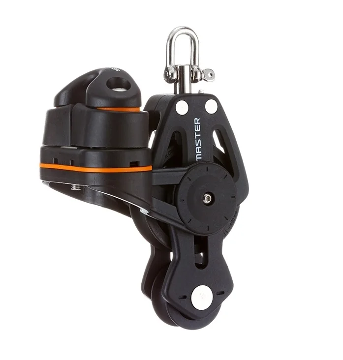 Парусная лодка шлюпка 50 мм " одна Поворотная Скоба скрипка Fairlead скоб блок маленькая лодка блок мастер BP-0521F