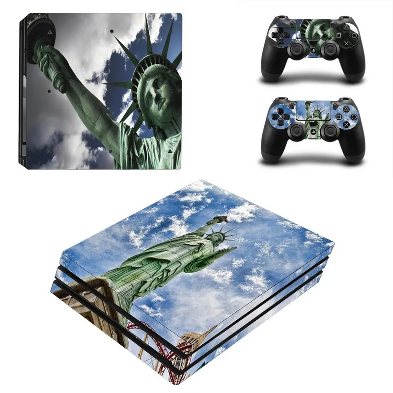 Красивая PS4 Pro игровая наклейка на консоль специально разработанная для sony Playstation 4 Pro консоль и контроллер