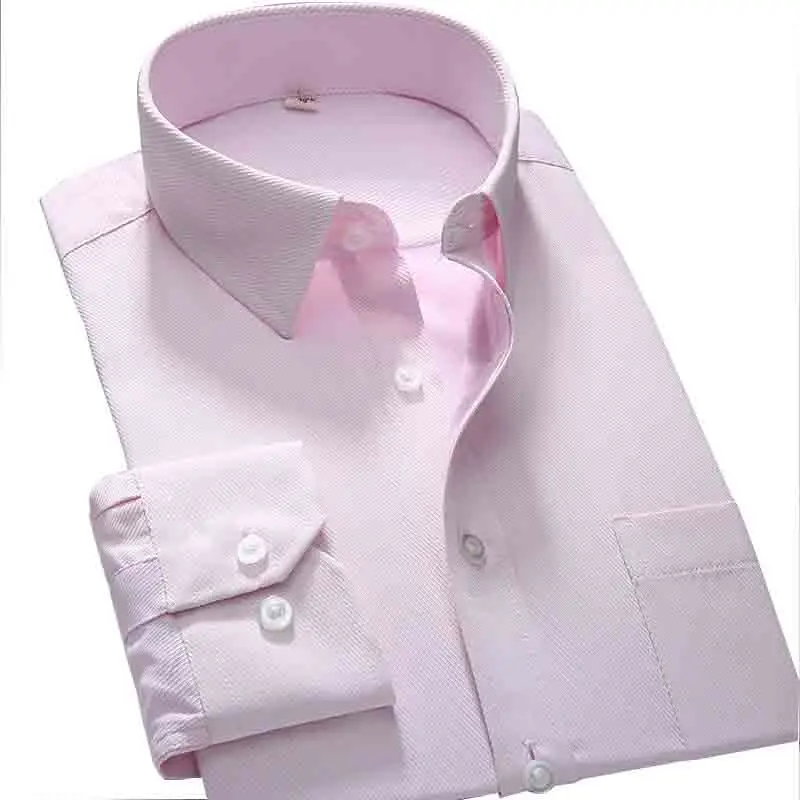 Мужская рубашка новинка 2020 хит продаж хлопковая с длинными рукавами чистый цвет