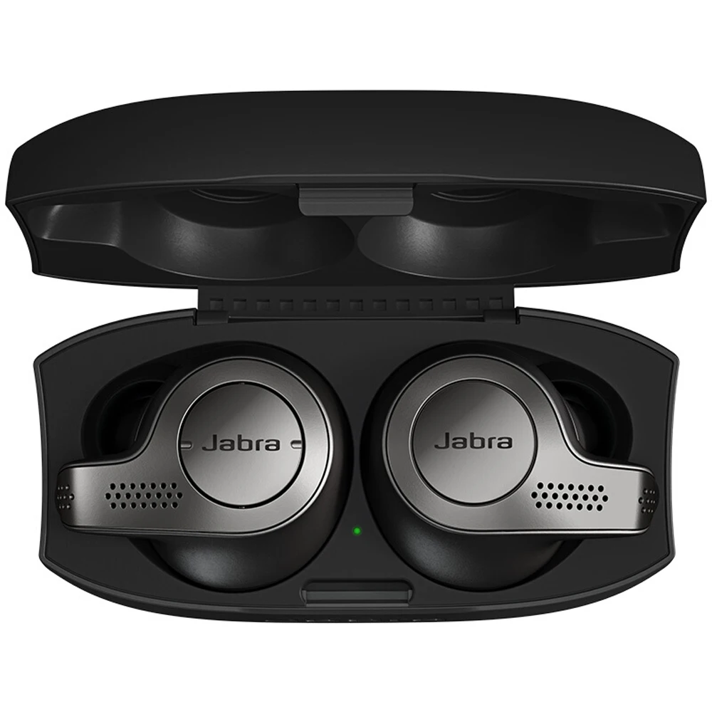 Jabra Elite 65t True Беспроводной Bluetooth наушники-вкладыши Наушники-вкладыши TWS с зарядным чехол Alexa с поддержкой Спорт бег Гарнитура