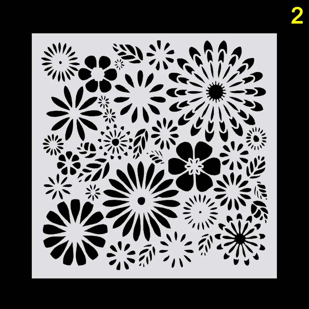 

DIY Flower Leaf Shape Embossing Stencil Mold for Cake Chocolate Making Baking Supplies E2S