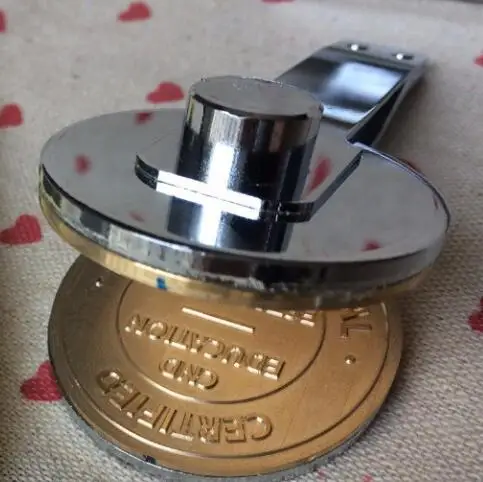 stamp without holder Горячая настроить тиснение штамп с вашим логотипом, персонализированная печать для тиснения для письма голова Свадебный конверт кожа - Цвет: stamp without holder