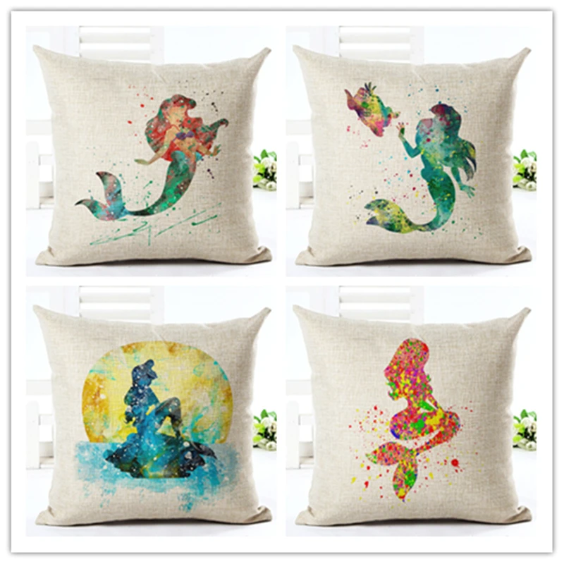 Новая наволочка для дома и автомобиля декоративная подушки русалки | Дом сад
