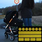 Светоотражающие наклейки для детских колясок, сумок для велосипедов, повышает безопасность дороги в ночное время
