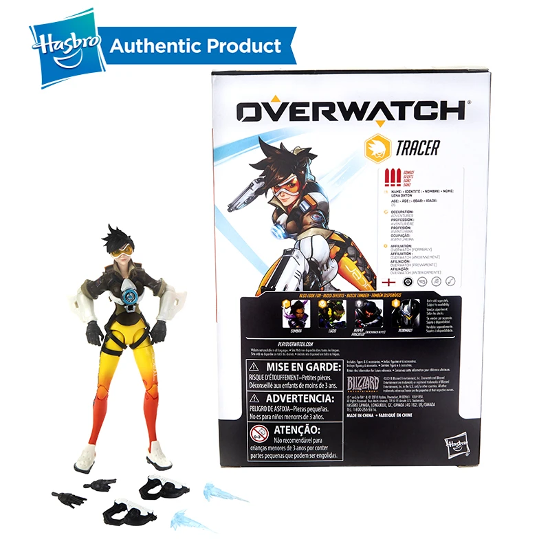Hasbro Overwatch Ultimates Tracer Sombra Lucio Blackwatch Reyes 6 дюймов Коллекционные Фигурки Лидер продаж популярные на рынке