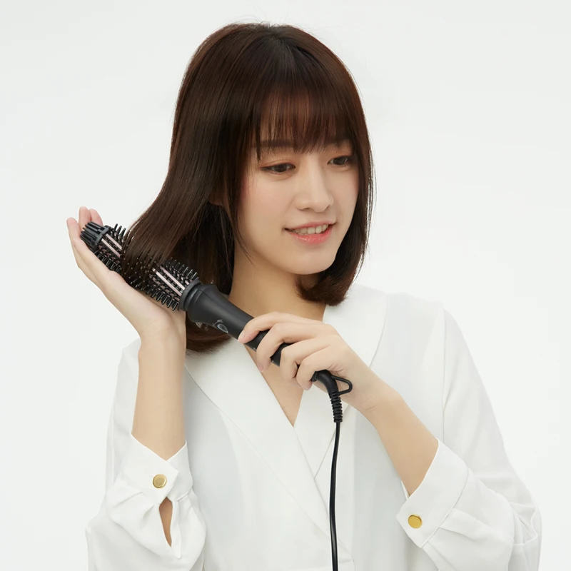 Профессиональные щипцы для завивки волос PRITECH расческа вращающаяся щетка ролик