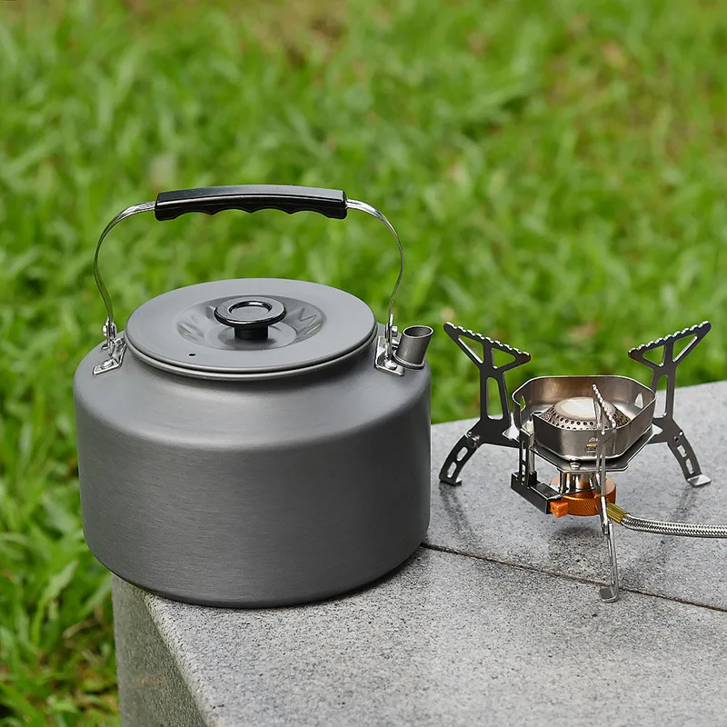 Новая походная головка печи наружная портативная ветрозащитная газовая горшка