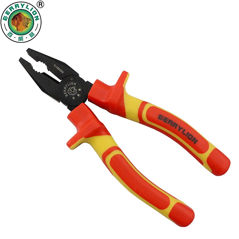 

BERRYLION 6''/150mm VDE Insulated Cutting Plier 1000V Combination Pliers Multitool Wire Cutter Clamping Electrician Repair Tools