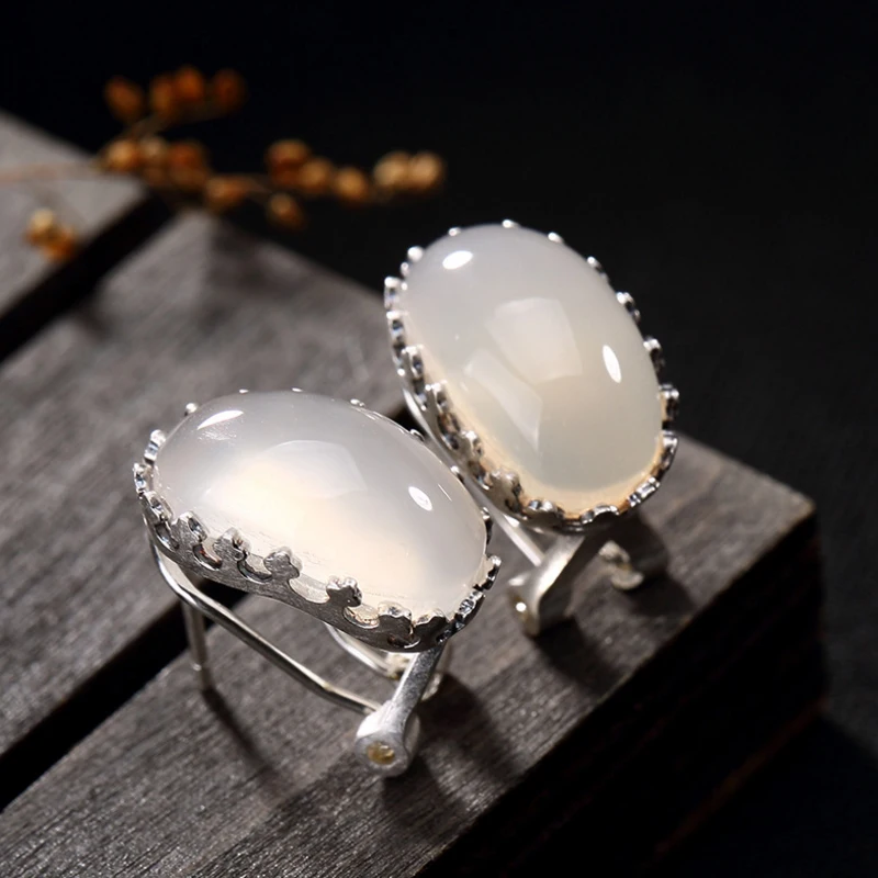 Женские серьги с дизайном Роза из стерлингового серебра 925 пробы красным