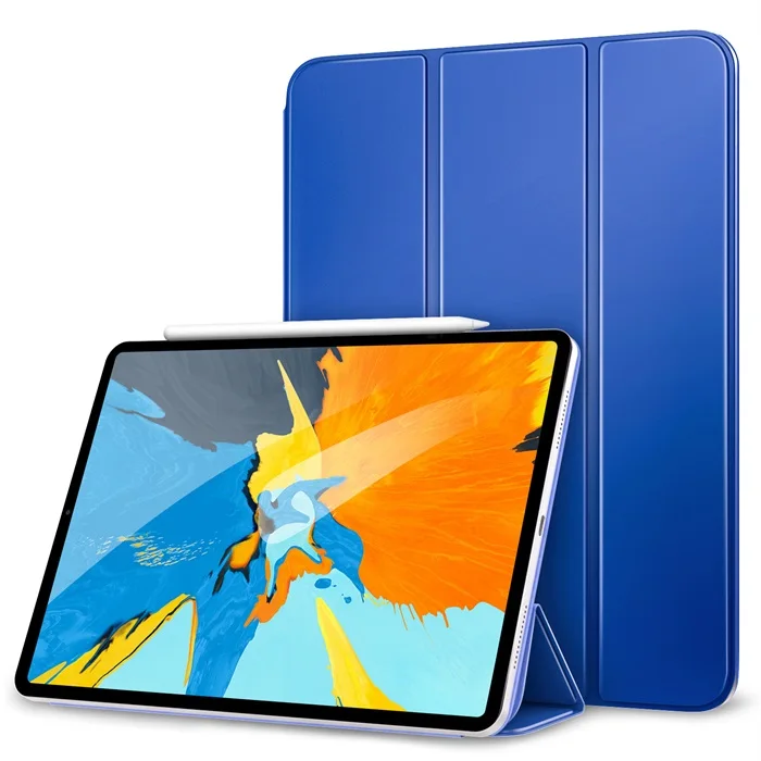 Чехол MoKo для iPad Pro 11 [Поддержка магнитно прикрепить заряд/пара] тонкий легкий смарт-чехол-подставка с автоматическим пробуждением - Цвет: Navy Blue
