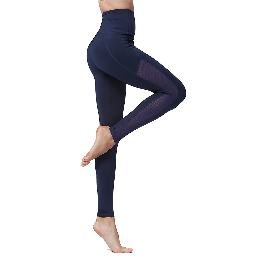 Леггинсы для йоги женские спортивные колготки с высокой талией и контролем