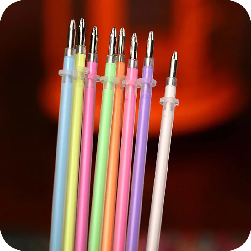 1Pen+ 8 Refill/Набор цветной мелок гелевая ручка DIY Украшение для альбома цветные ручки набор школьные товары канцелярские принадлежности