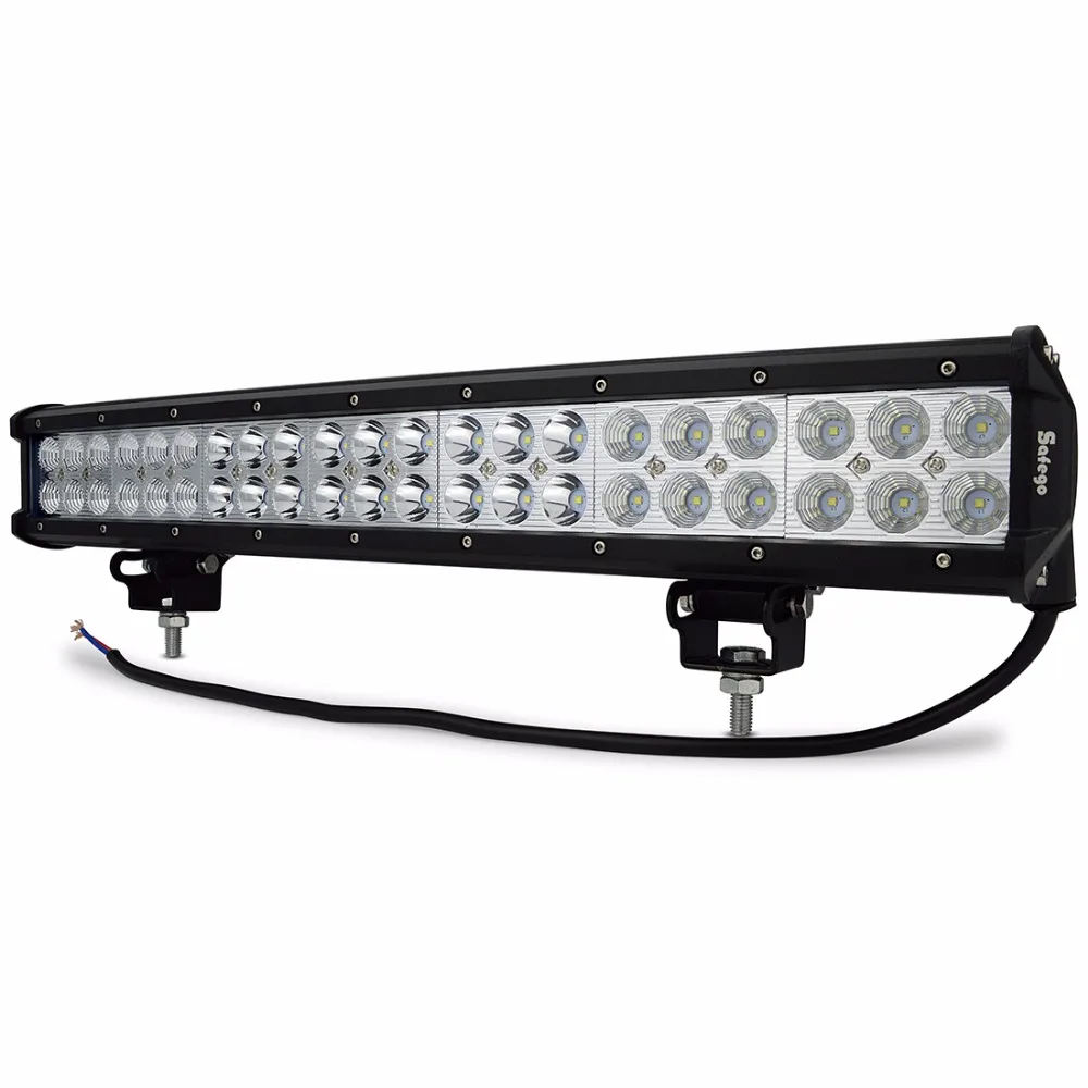 Safego 20 дюймов 7800lm водонепроницаемый 126 Вт led бар комбинированный луч для автомобиля led вождения работы строительства внедорожный светильник ing led светильник бар