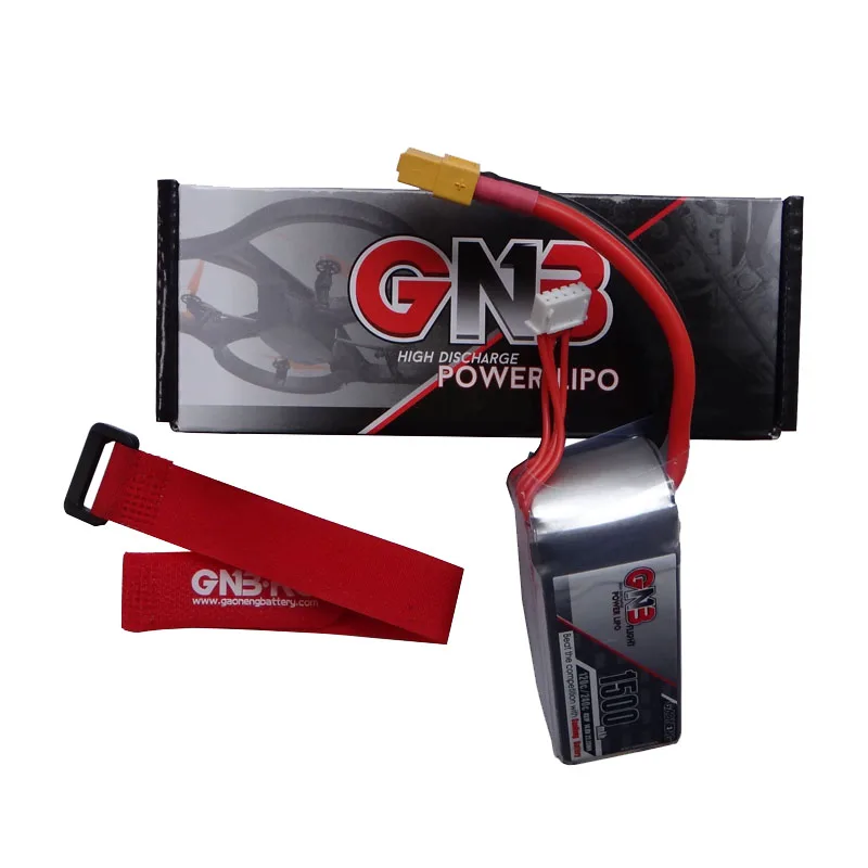 Квадрокоптер Gaoneng GNB 1500 мА · ч 14 8 в 120C/240C 22.2WH Lipo аккумулятор XT60 штекер 250 3D FPV