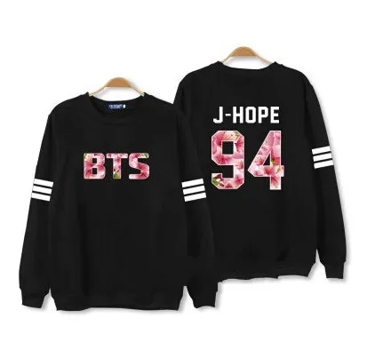 Звезды товары кофты BTS Bangtan Толстовка для мальчиков флисовые Пальто Длинные