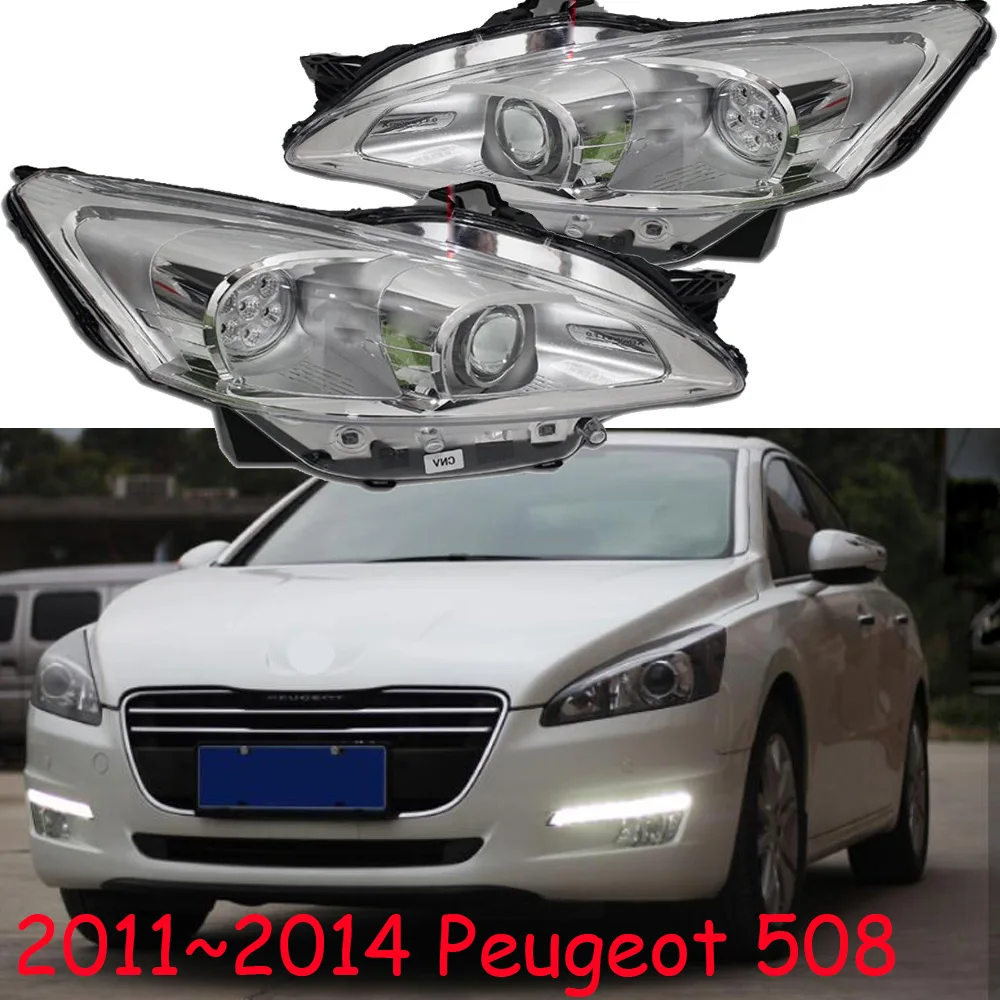 Видео для Peugeot 508 головной светильник 2011 ~ 2014 HID + светодиодный галогенная туман 1