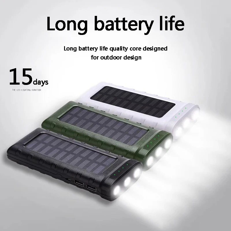 3 светодиодных фонаря Pathfinder Солнечная зарядка outdoorSolar Mobile Power 30000mAh перезаряжаемая