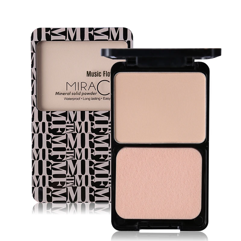 Музыкальная Цветочная брендовая основа для лица прессованная пудра макияжа