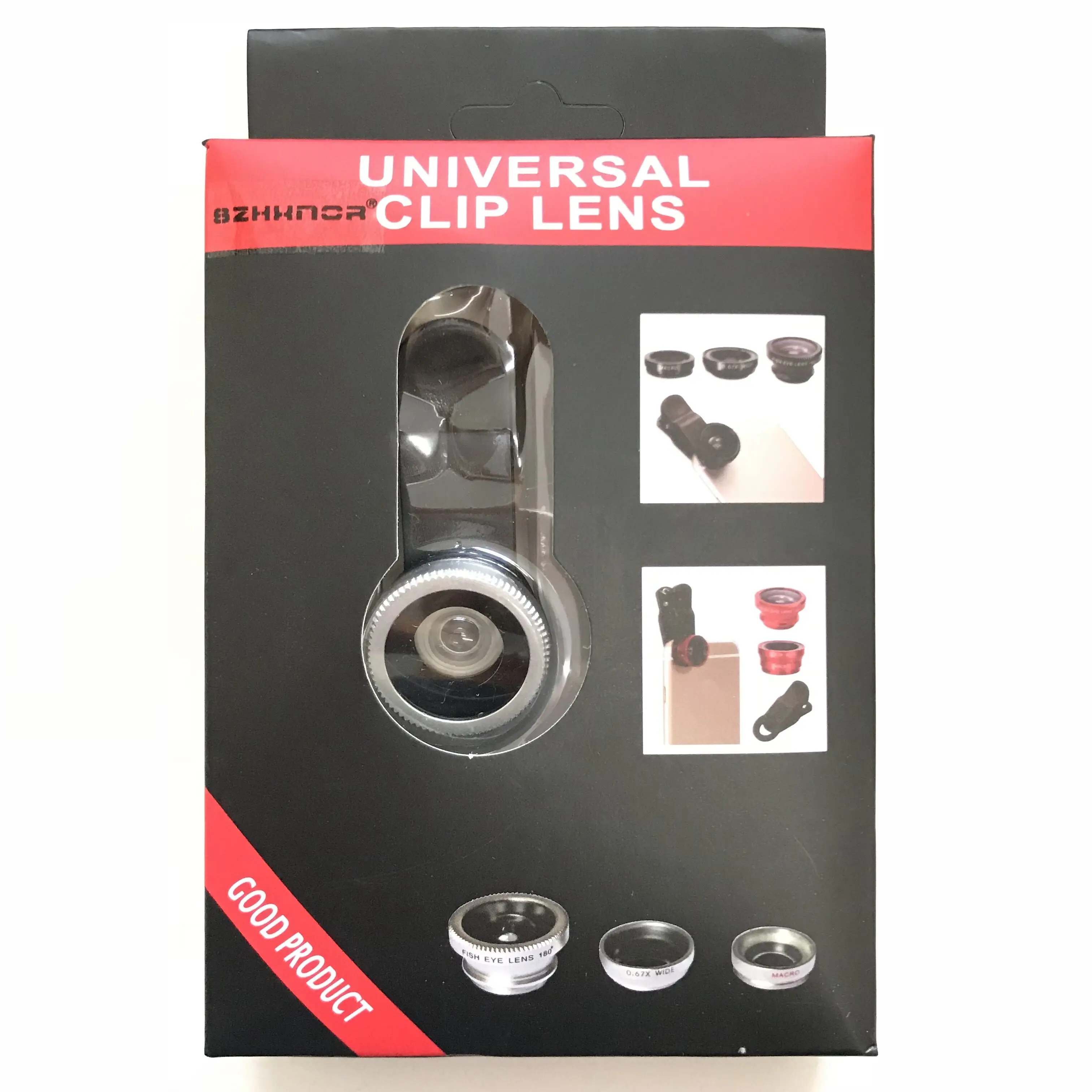 Szhxnor Универсальный 180 Fisheye + Широкий формат макро мобильный телефон Объективы для
