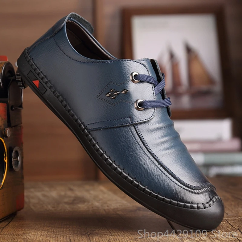 Мужская обувь для вождения 2018 мужские лоферы из натуральной кожи модные мягкие