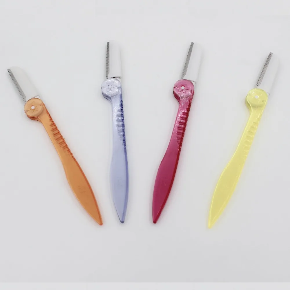 

1pcs Tattoo Eyebrow Trimmer Sharp Stainless Steel folding Tattoo Knife Revomal Scraper Shaping Shaver Tattoo Tools