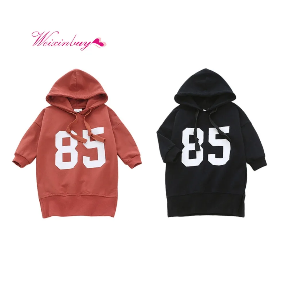 Осеннее платье с длинными рукавами одежда для малышей Повседневный свитер