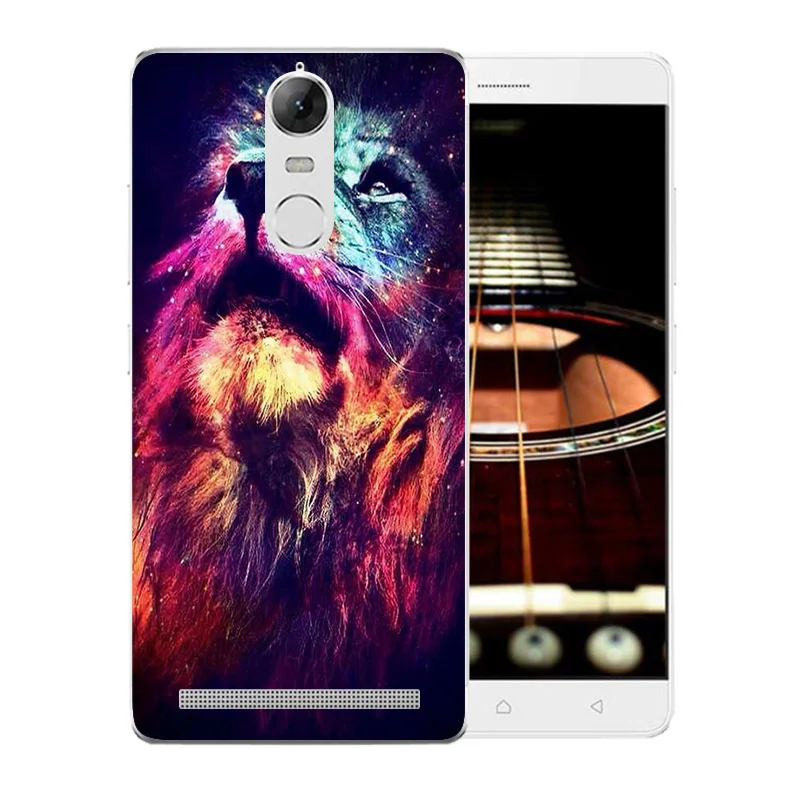 5 дюймов для Lenovo K5 Note чехол телефона с рисунком лошади Мягкий силиконовый из ТПУ