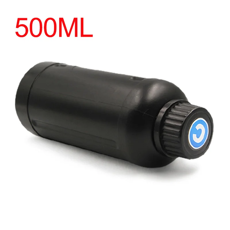 Cyan 500ML 1000 мл мягкий/жесткий Светодиодный УФ-чернила для Roland для Mimaki Mutoh DX3 DX4 DX6 DX7 DX5 печатающая головка настольный и широкоформатный струйный принтер - Цвет: Cyan 500ML