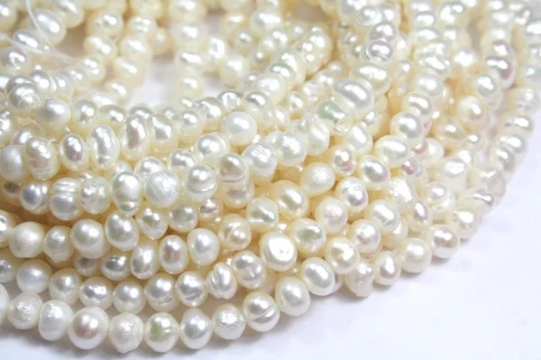 Beautiful Beads 4mm White Jewelry Supplies | Украшения и аксессуары