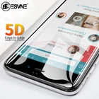 ESVNE 5D изогнутый край защитное стекло для iphone 6 7 8 стекло 6s плюс полное покрытие стекло на айфон 7 6 Экран протектор фильм