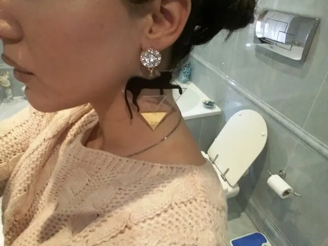 Летнее прозрачное леопардовое украшение Comiya в стиле панк оптом | Украшения и